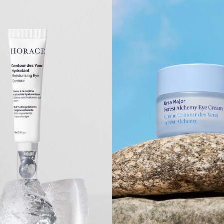 Two eye creams that are great for men: Horace Under-Eye Moisturizer on the left and Ursa Major Forest Alchemy Eye Cream on the right