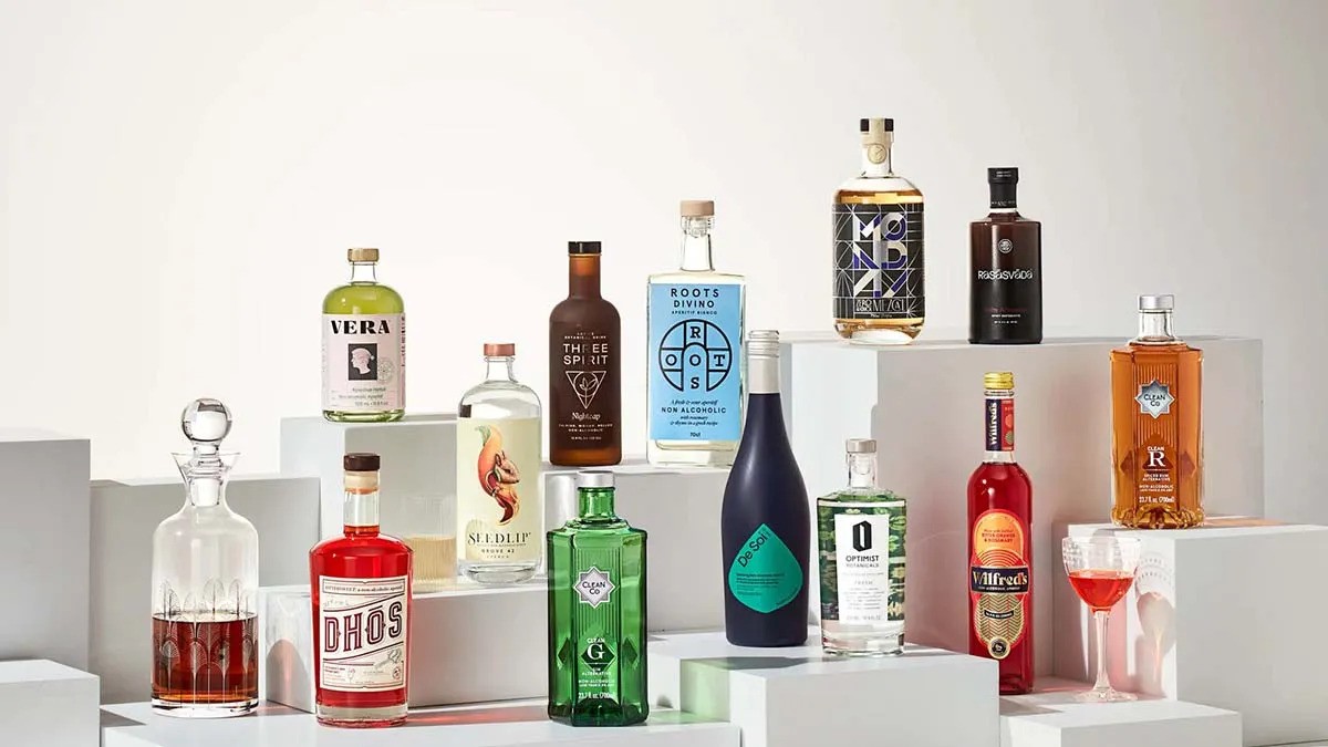 A selection of non-alcoholic drinks from Boisson, an NA retailer that is rumored to be shuttering its physical stores