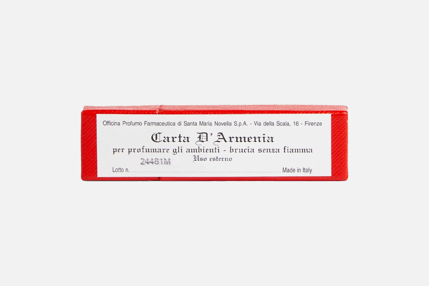 Santa Maria Novella Carta d’Armenia Incense