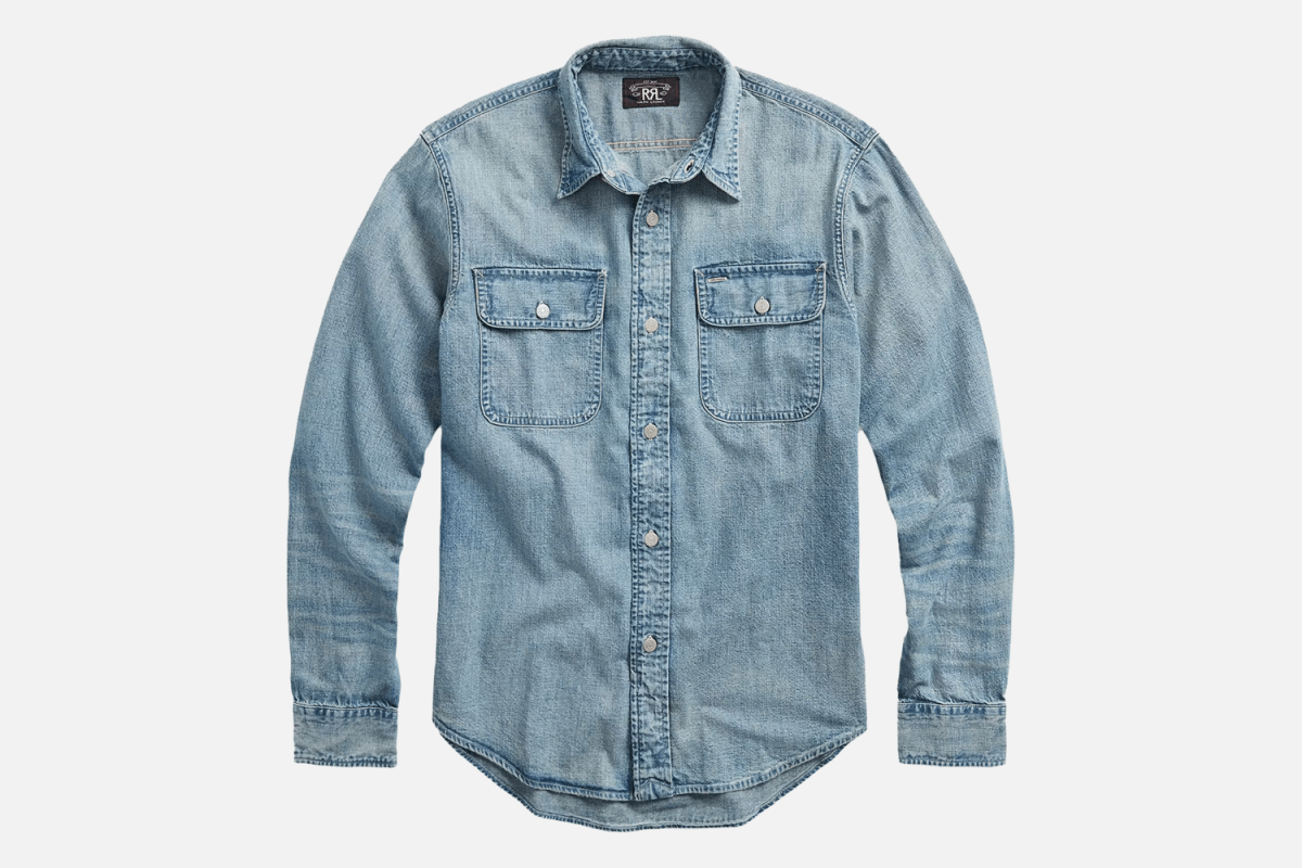 RRL Lot-93 Denim Work Shirt