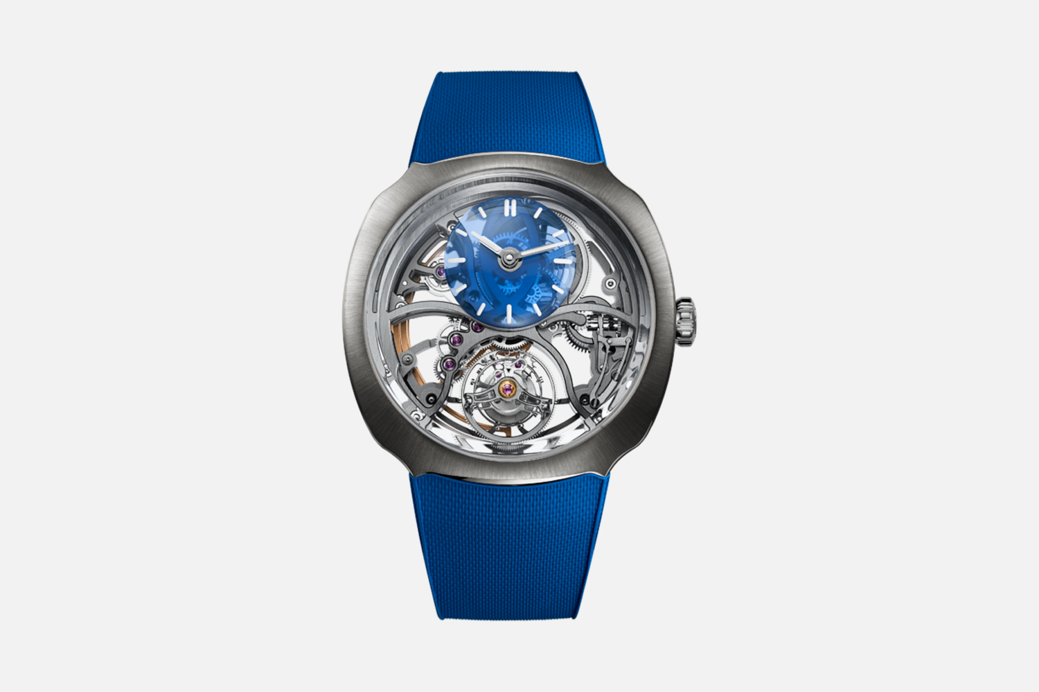 H. Moser Streamliner Cylindrical Tourbillon Skeleton Alpine Limited Edition