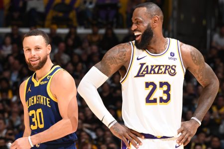 LeBron James and Stephen Curry.