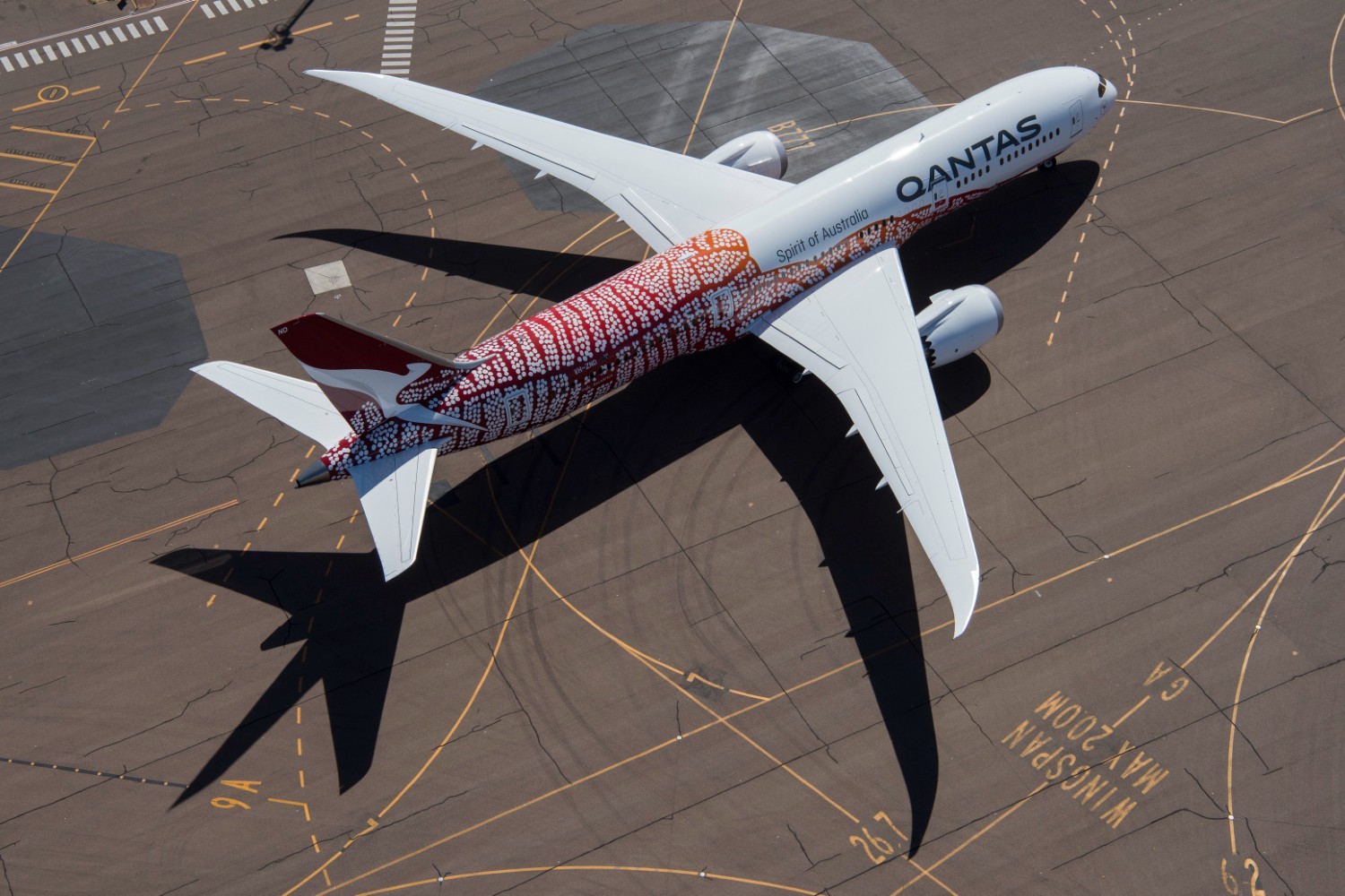 Qantas airplane on the tarmac. Qantas is introducing some dynamic pricing in its awards travel.