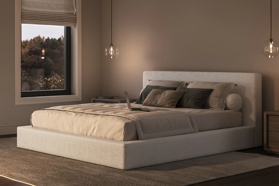 SoftFrame Bed Frame &amp; Headboard