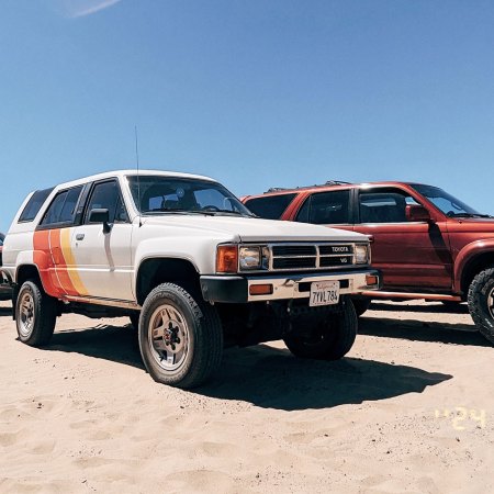 Our writer's 1988 Toyota 4Runner SR5 V6 Auto at the 7th Annual Aether Rally in Joshua Tree in April 2024