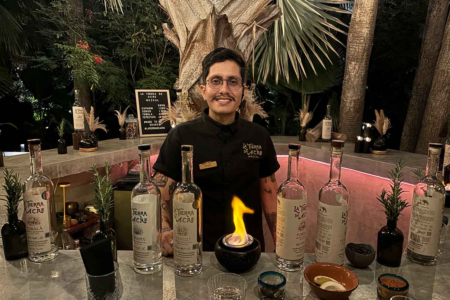 ACRE mezcal tasting