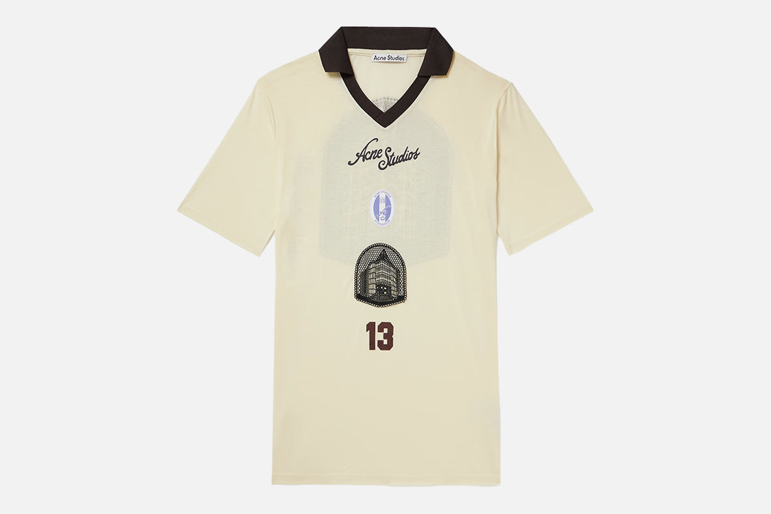 Acne Studios Logo-Print Football Shirt