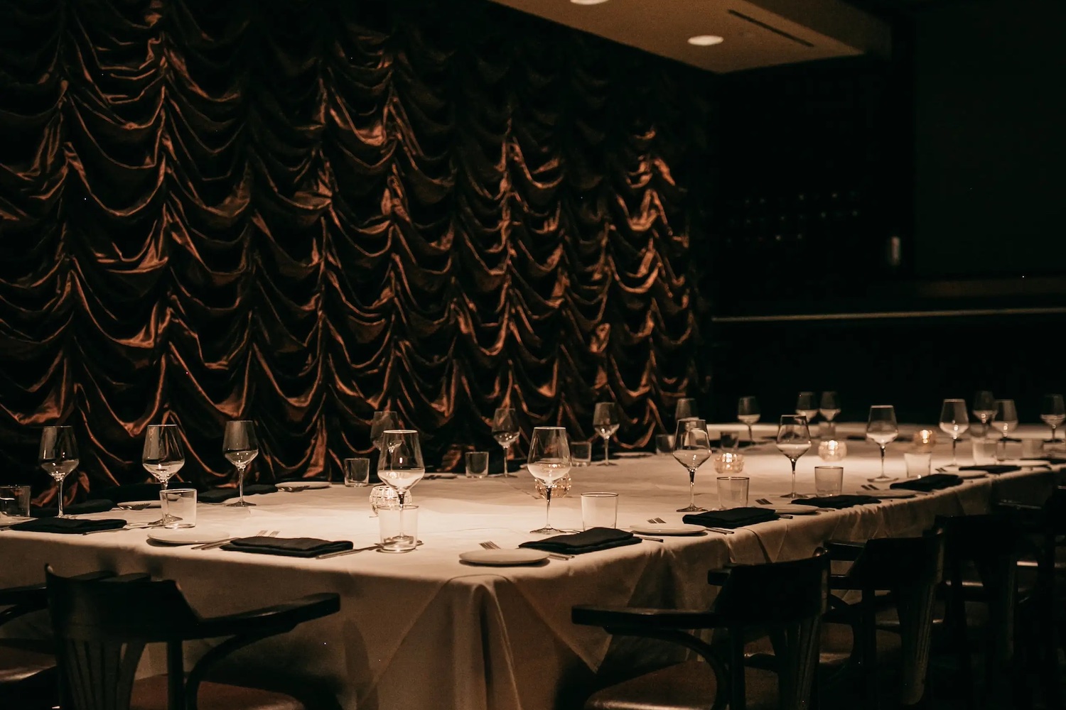 Dakota's private wine room