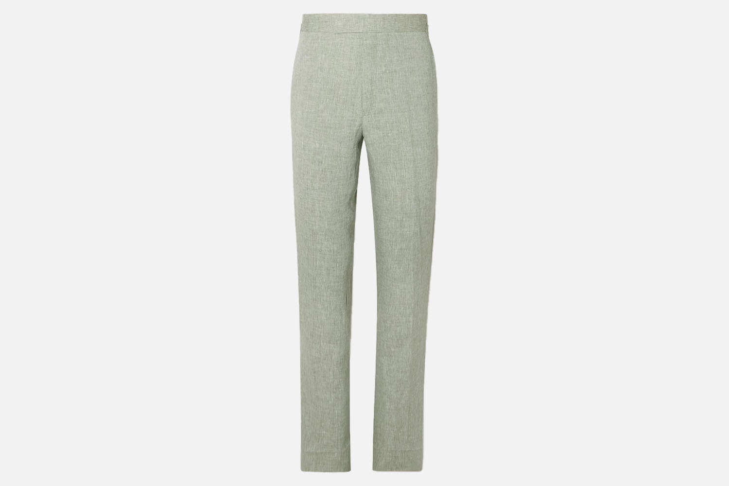 Kingsman Straight-Leg Linen Suit Trousers
