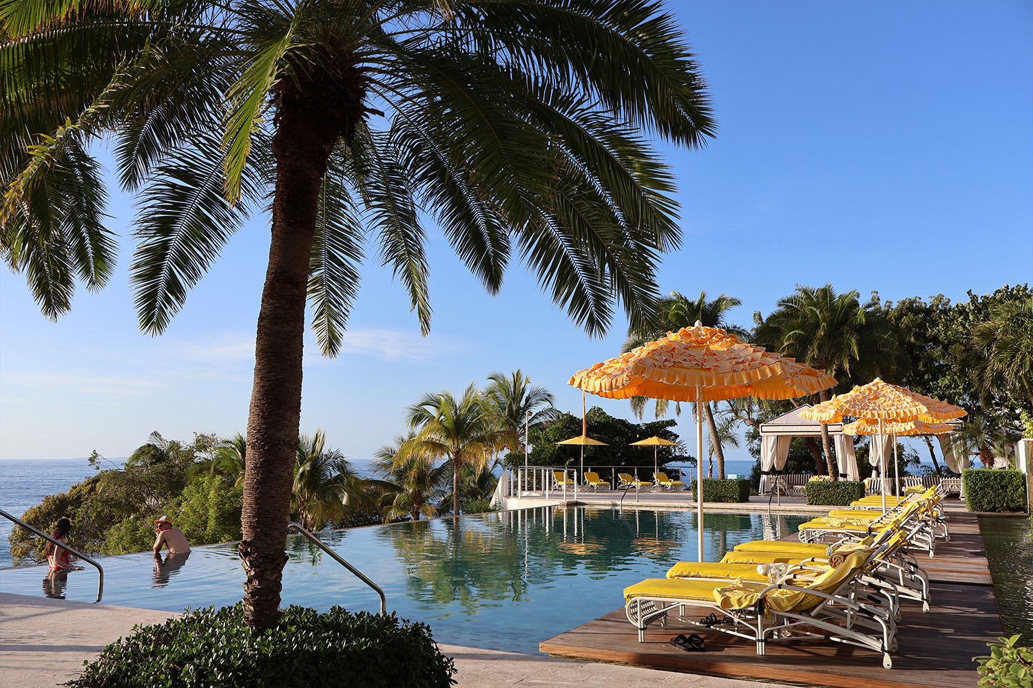 Scenes from the pool deck