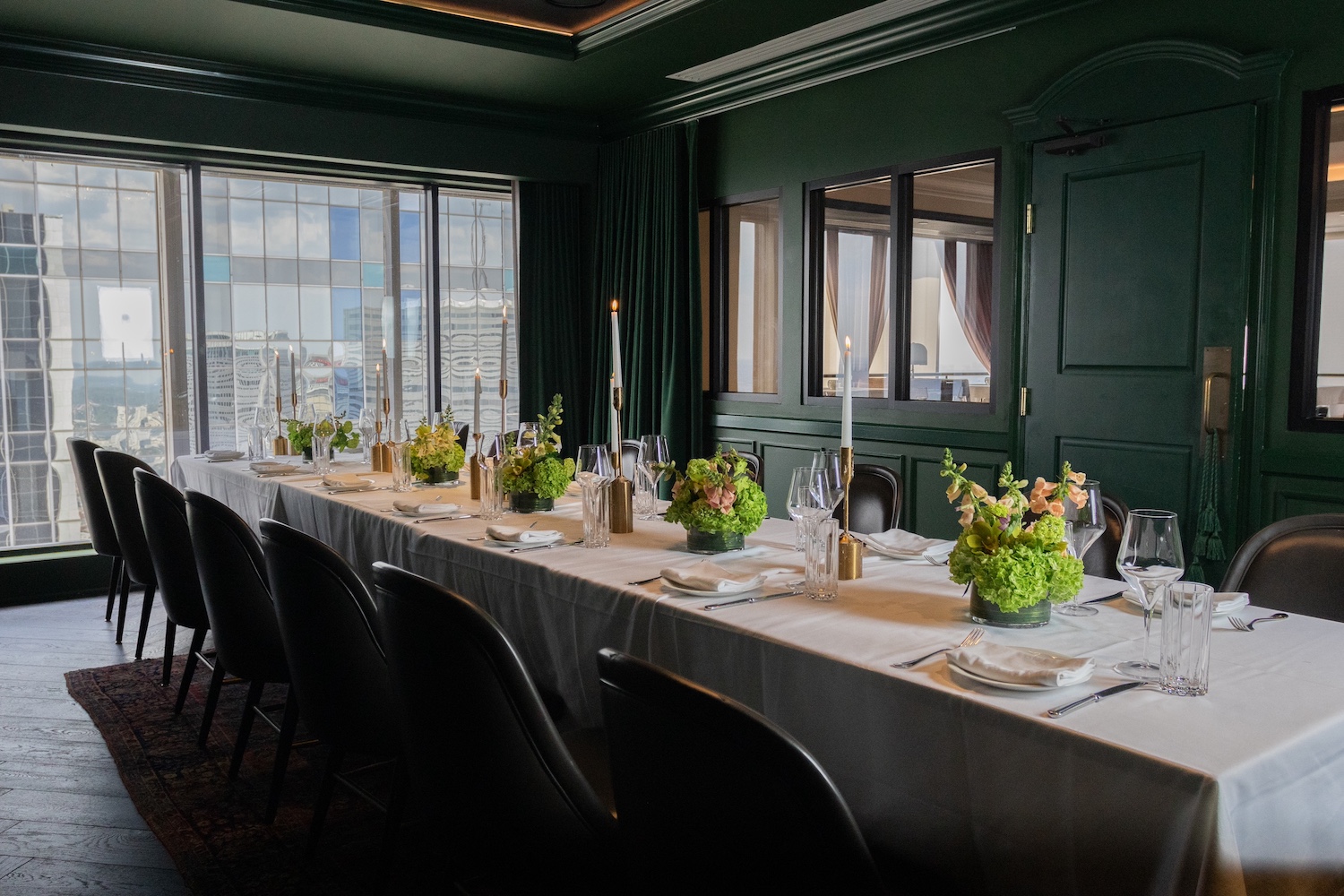Monarch's private "Emerald Room"