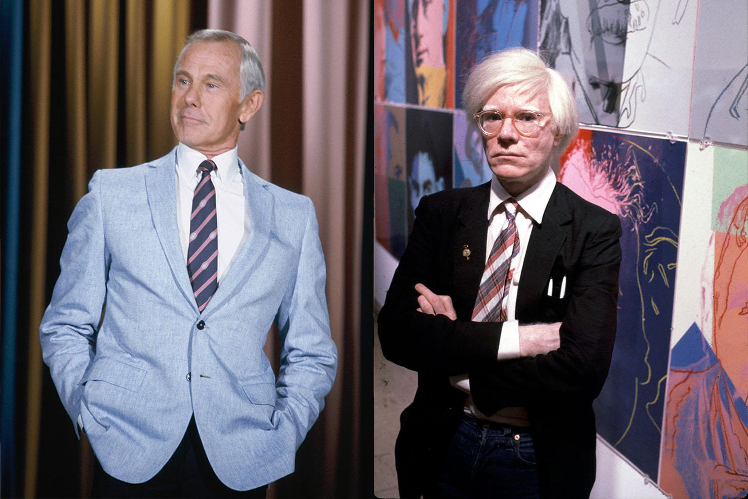 Johnny Carson, Andy Warhol