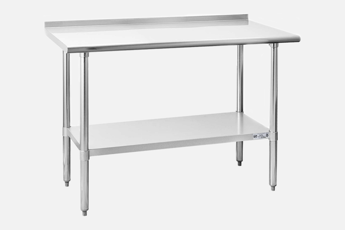 Hally Stainless Steel Prep Table
