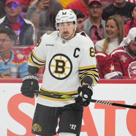 Boston Bruins captain Brad Marchand.