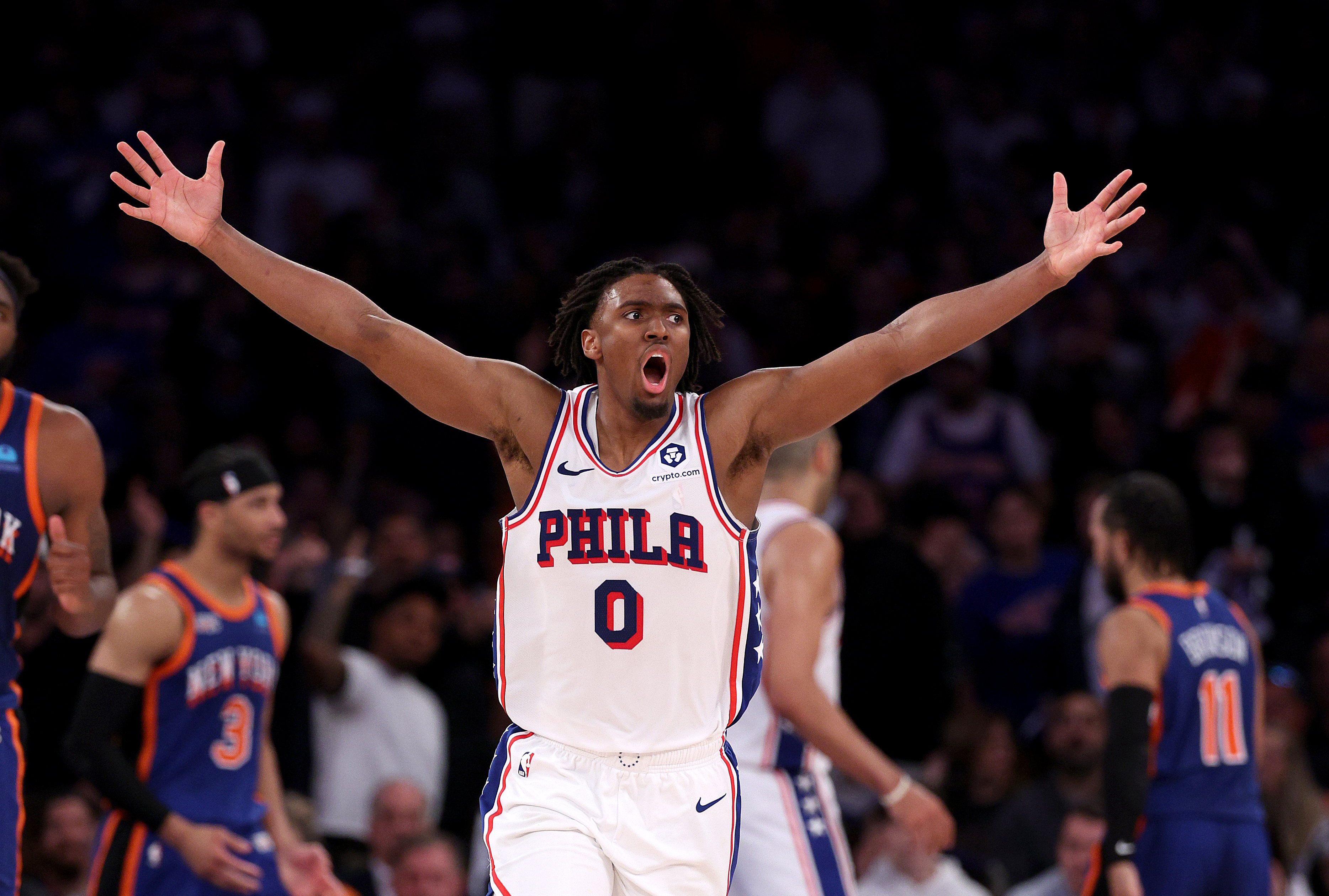 Tyrese Maxey of the Philadelphia 76ers.