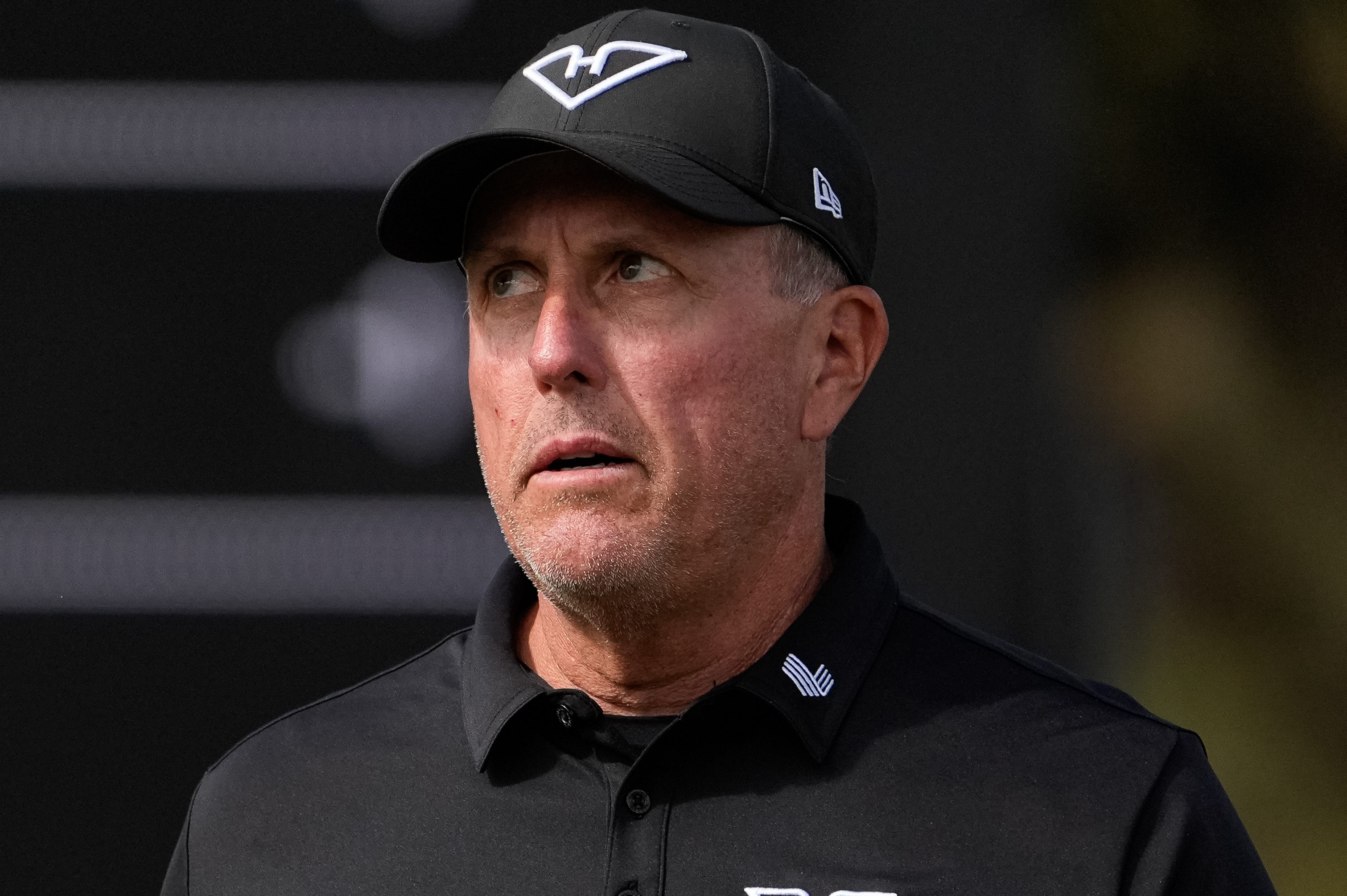 Phil Mickelson at The Grange Golf Club in Adelaide, Australia.