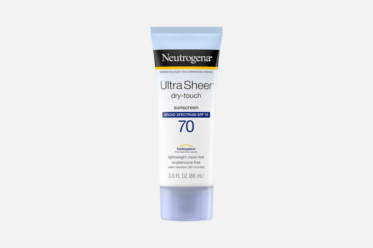 Neutrogena Ultra Sheer Dry-Touch Water Resistant and Non-Greasy Sunscreen Lotion