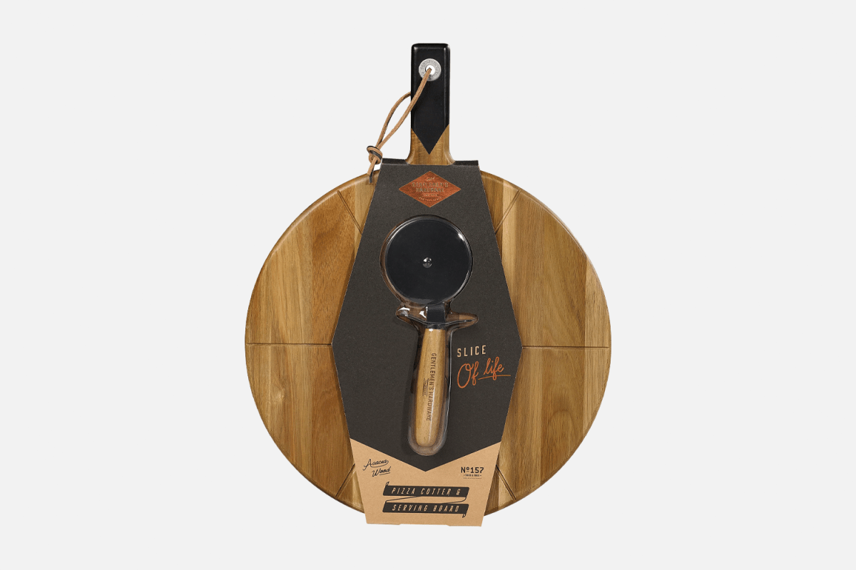 Gentlemen’s Hardware Pizza Cutter and Serving Board