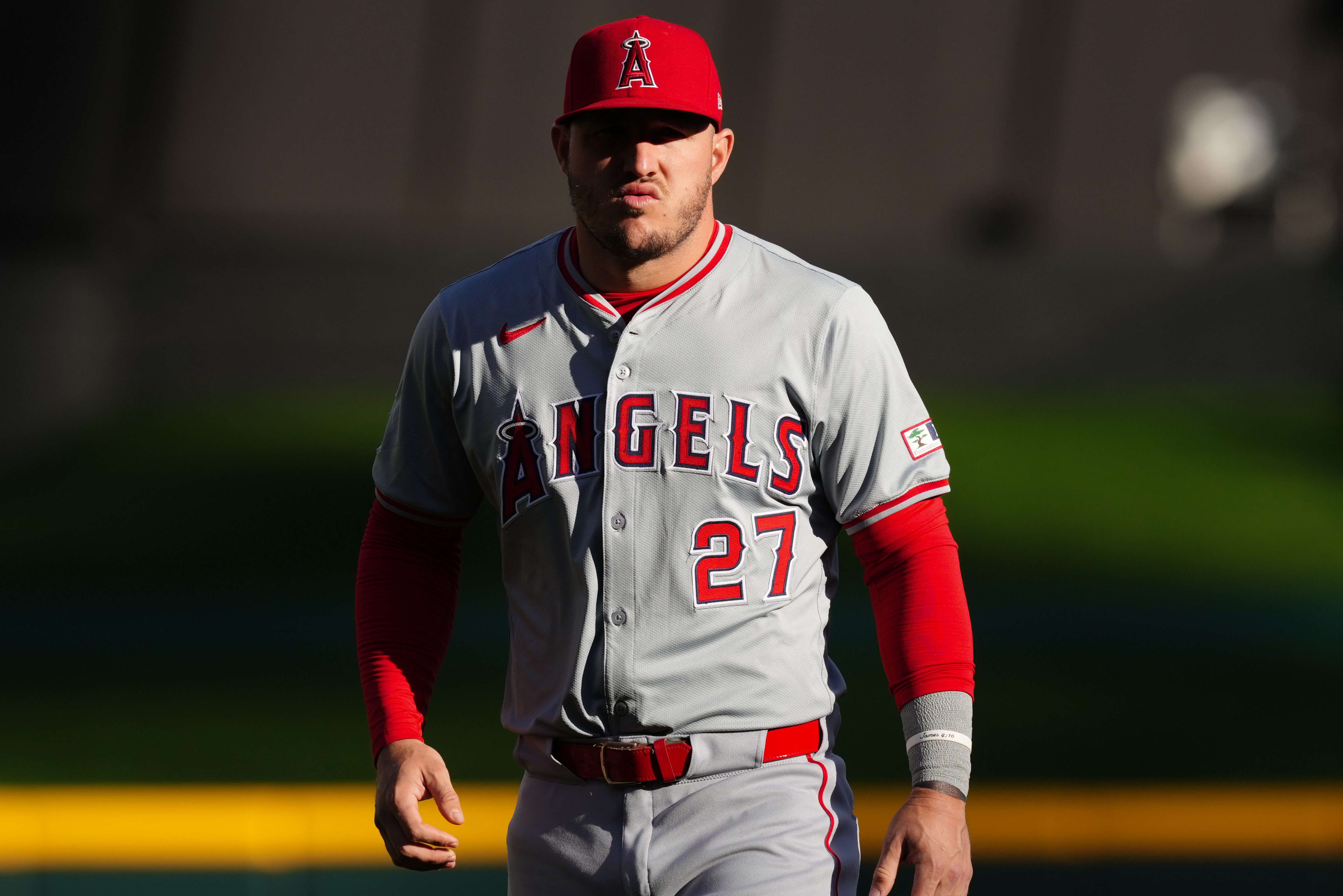 Mike Trout of the Los Angeles Angels.