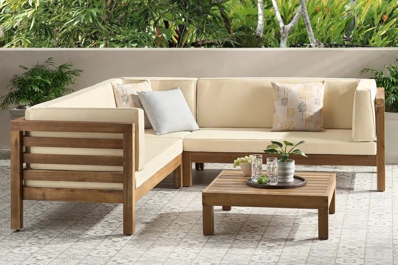 Wade Logan Four-Person Patio Set
