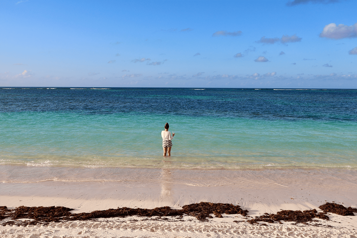 A beach to ourselves