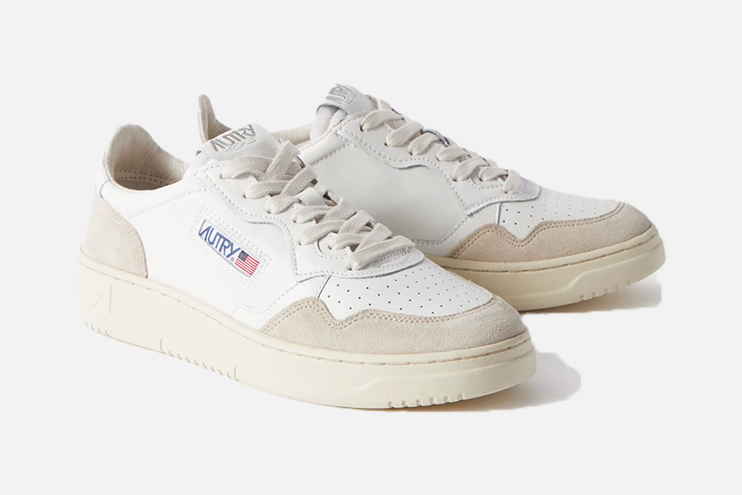 Autry Medalist Two-Tone Leather Sneakers