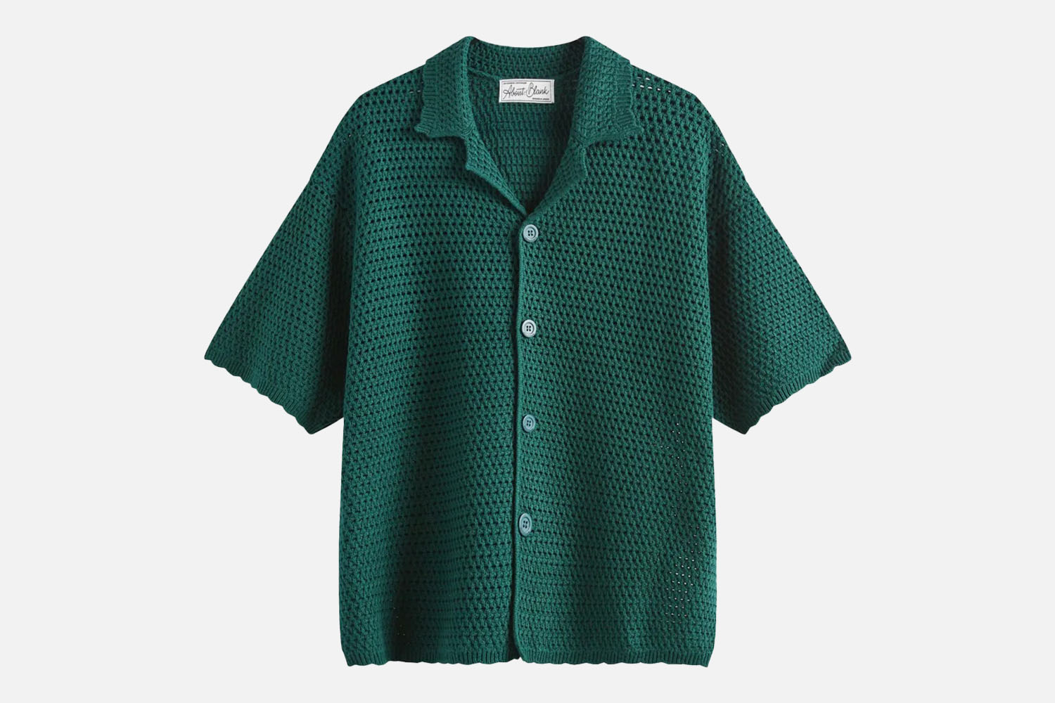 About:Blank Mesh Knit Vacation Shirt