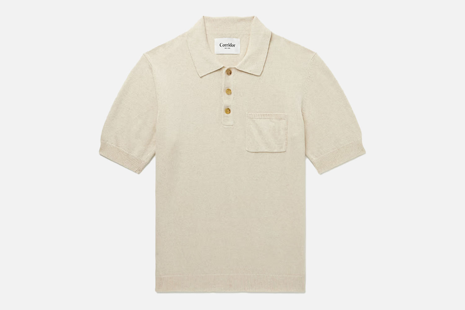The Summer Solve: Corridor Cotton and Linen Blend Polo Shirt