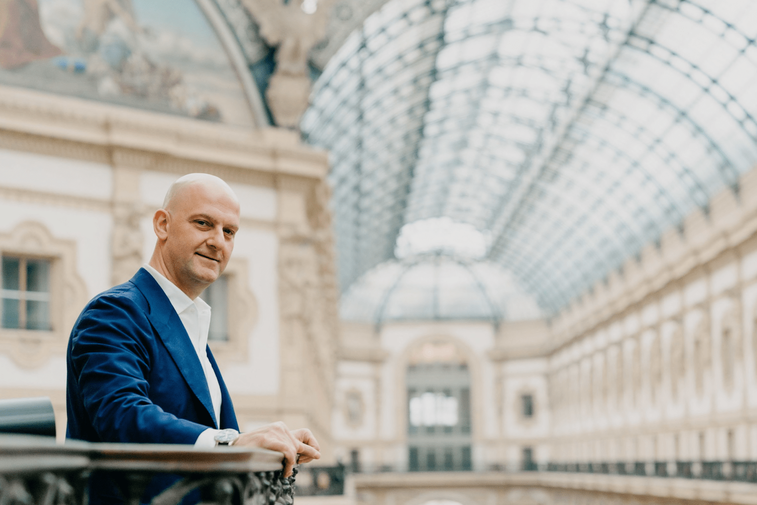 Giuseppe Santoni, the current chairman of Santoni Shoes