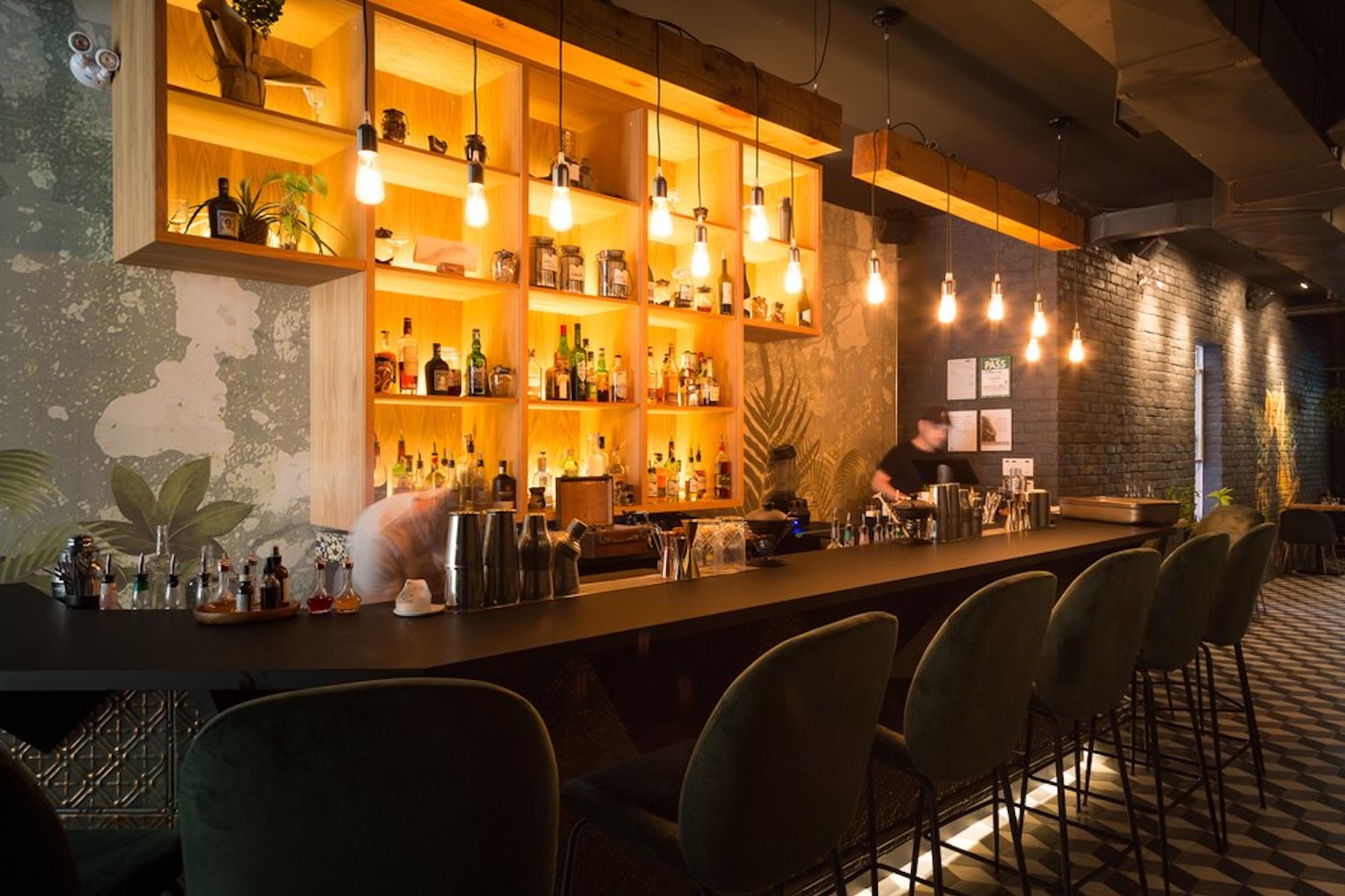 Mother features a "Symbiosis" menu which allows guests to design their own drinks with the help of the bar team