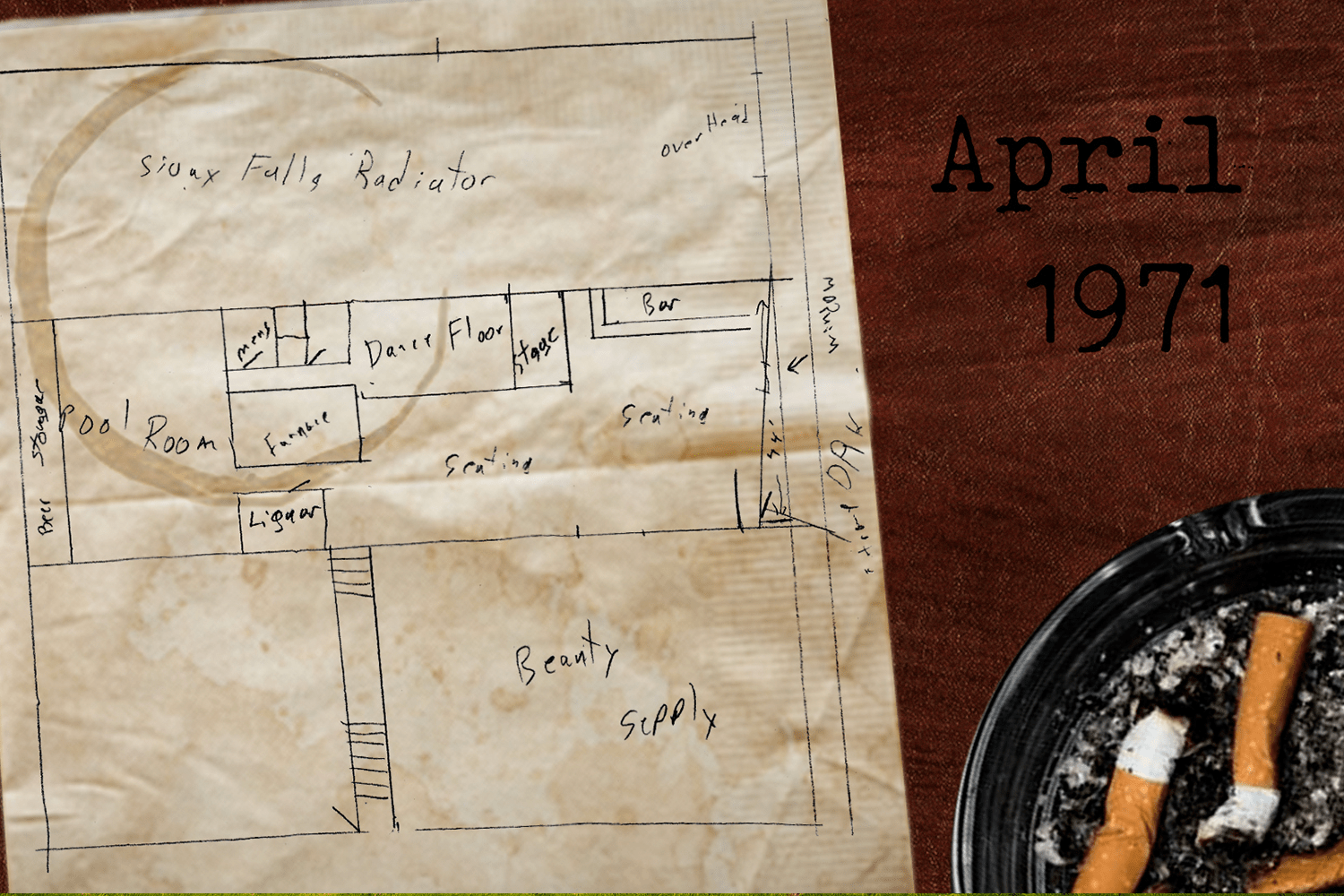 Napkin art featured in the documentary