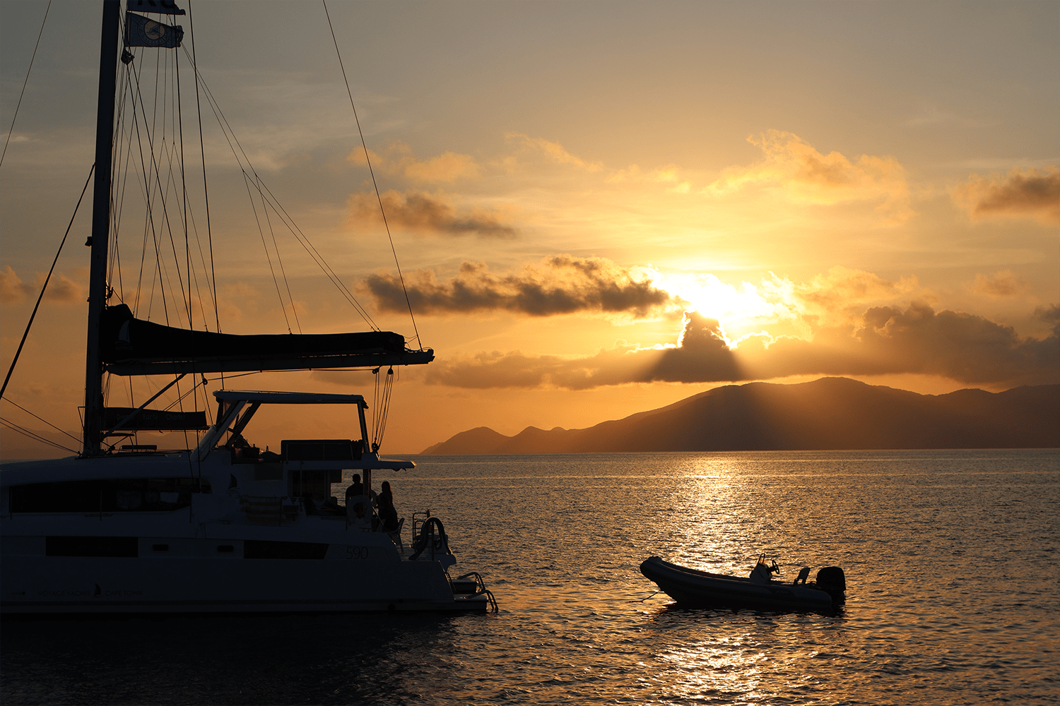 The first sunset
