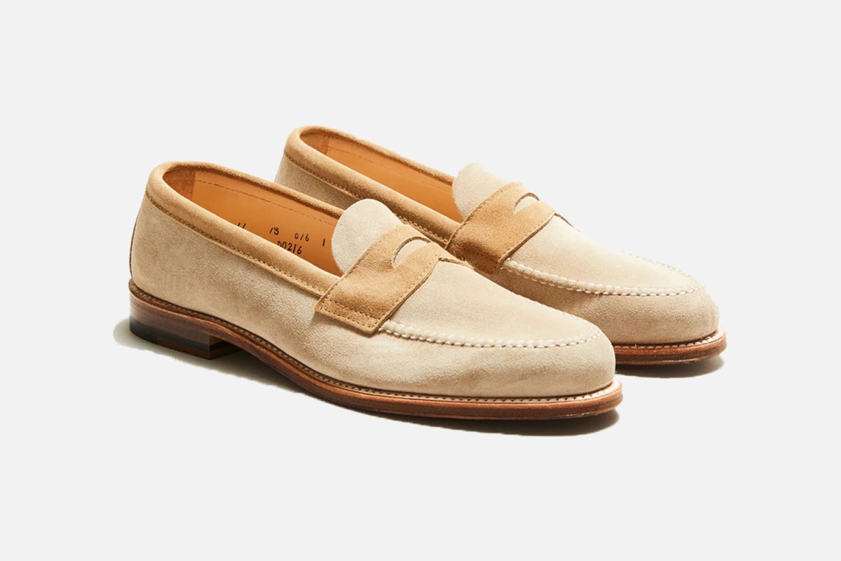 Todd Snyder + Alden Two-Tone Penny Loafer