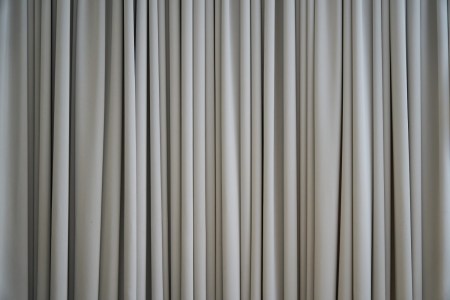 Silk curtains
