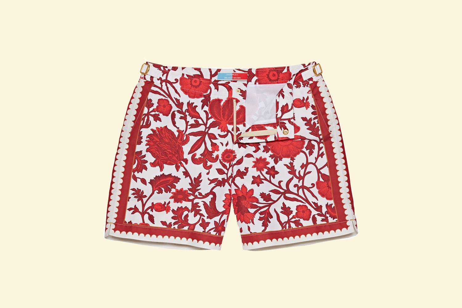 Orlebar Brown x La DoubleJ Bulldog Dragonflower Print