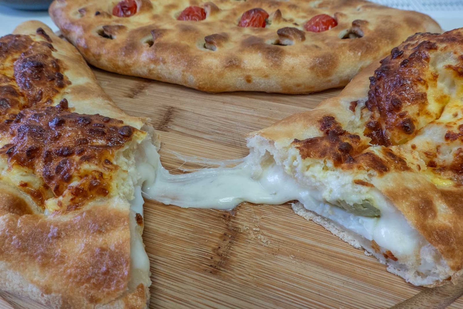 Alubali's guruli pie features sulguni cheese, an iconic staple of Georgian cuisine