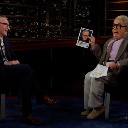 Bill Maher and Jiminy Glick