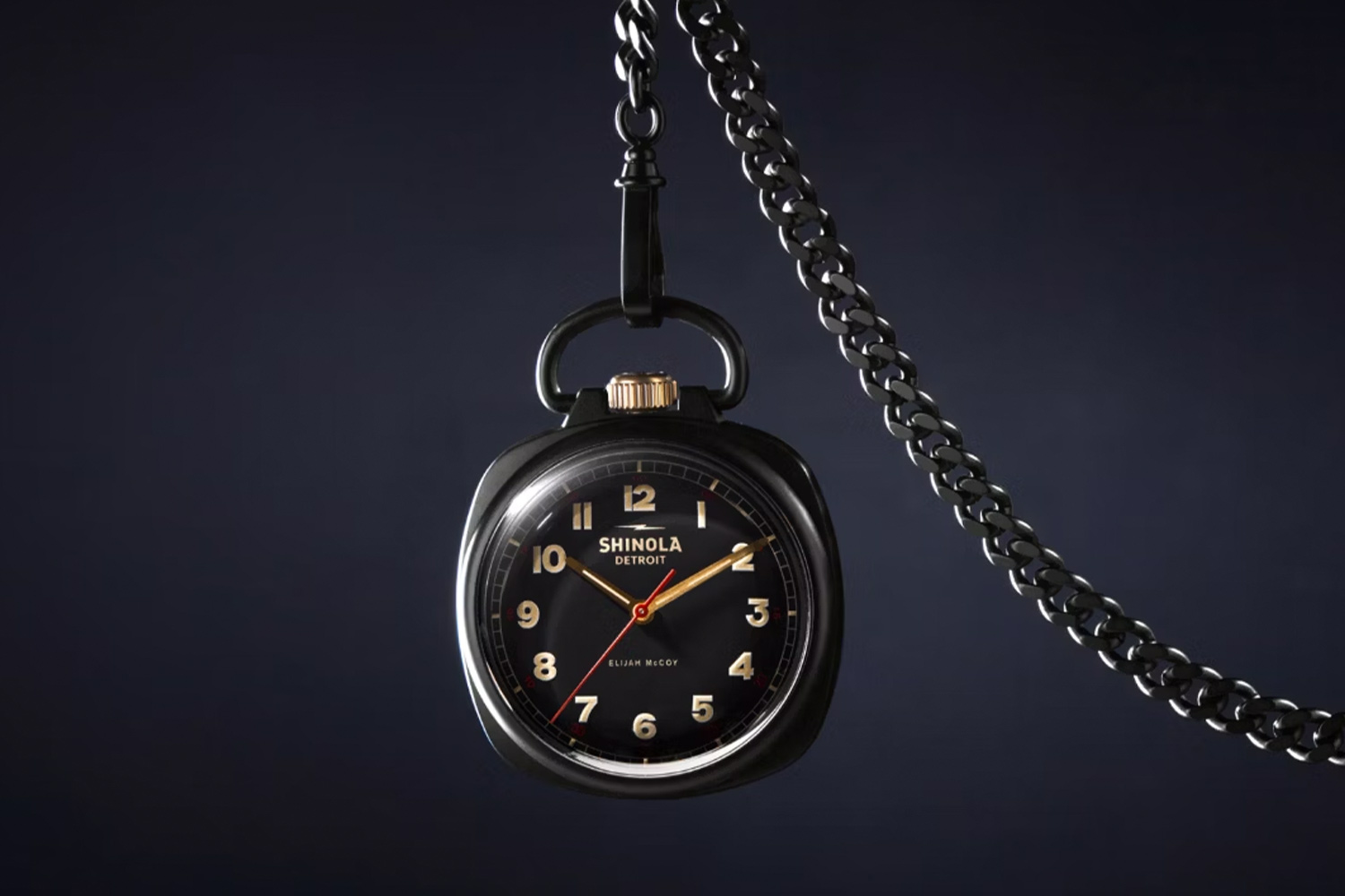 Pocket watch on dark background