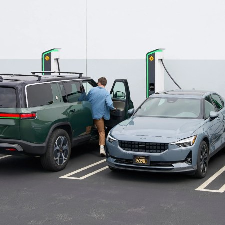 Rivian electric vehicles