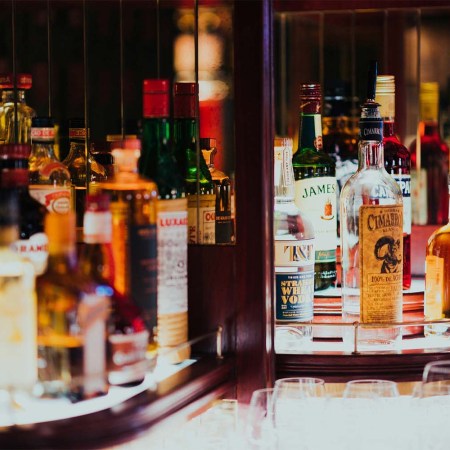 Several bottles of spirits