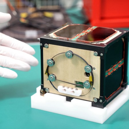 Wooden satellite