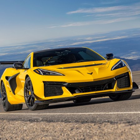 The 2025 Chevrolet Corvette ZR1, which features a split rear window design