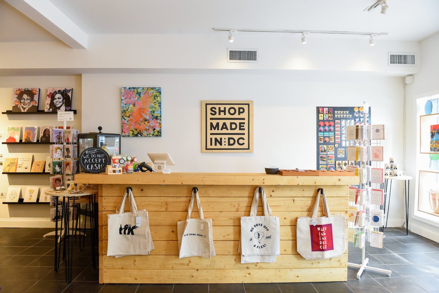 Shop Made in DC offers an extensive selection of products, goods, art, and apparel from DC-based creators and brands.