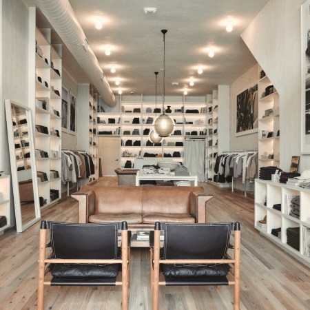 Buck Mason's cheery and bright space evokes feelings of its Pacific origins.