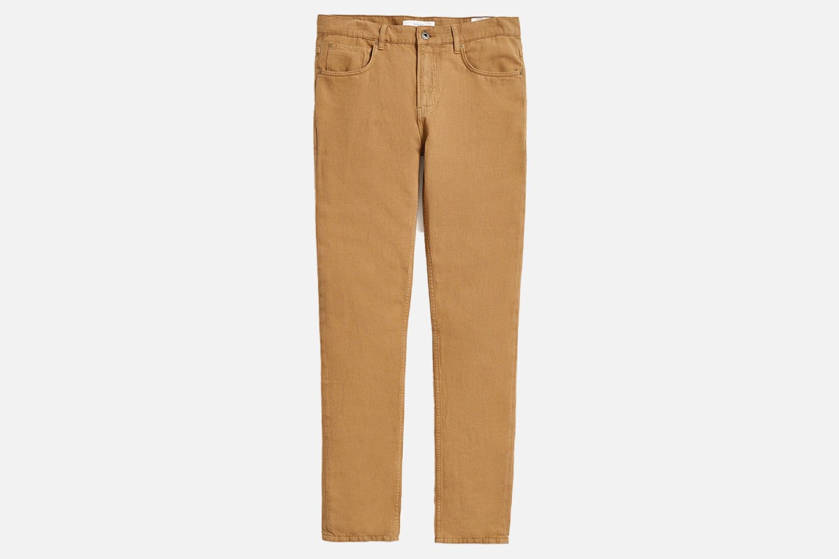 Billy Reid Cotton Linen 5 Pocket Pant