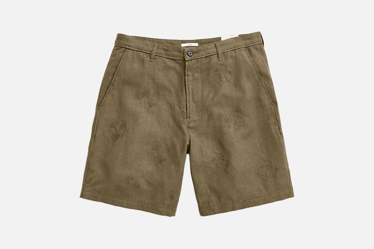 Billy Reid Pelican Gulf Embroidered Short