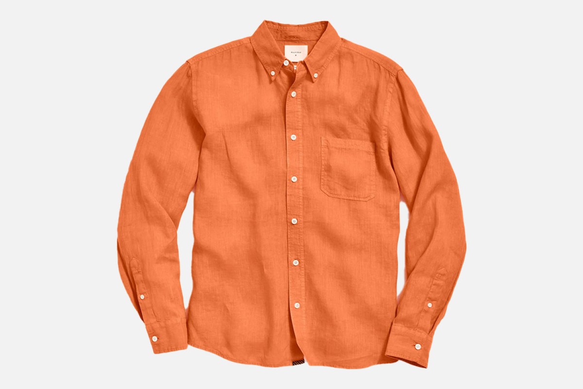 Billy Reid Tuscumbia Linen Shirt Button Down