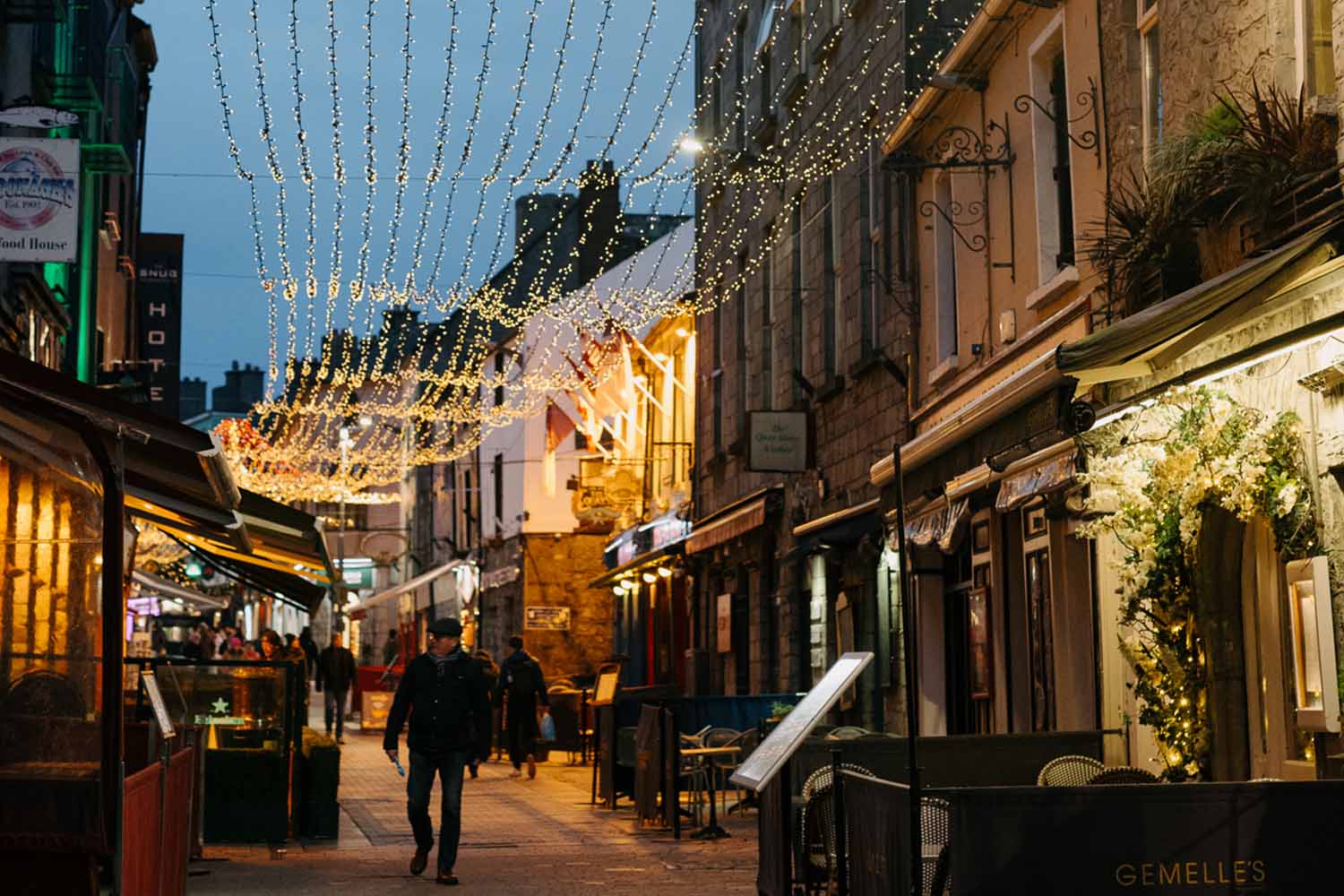 The streets of Galway, Ireland