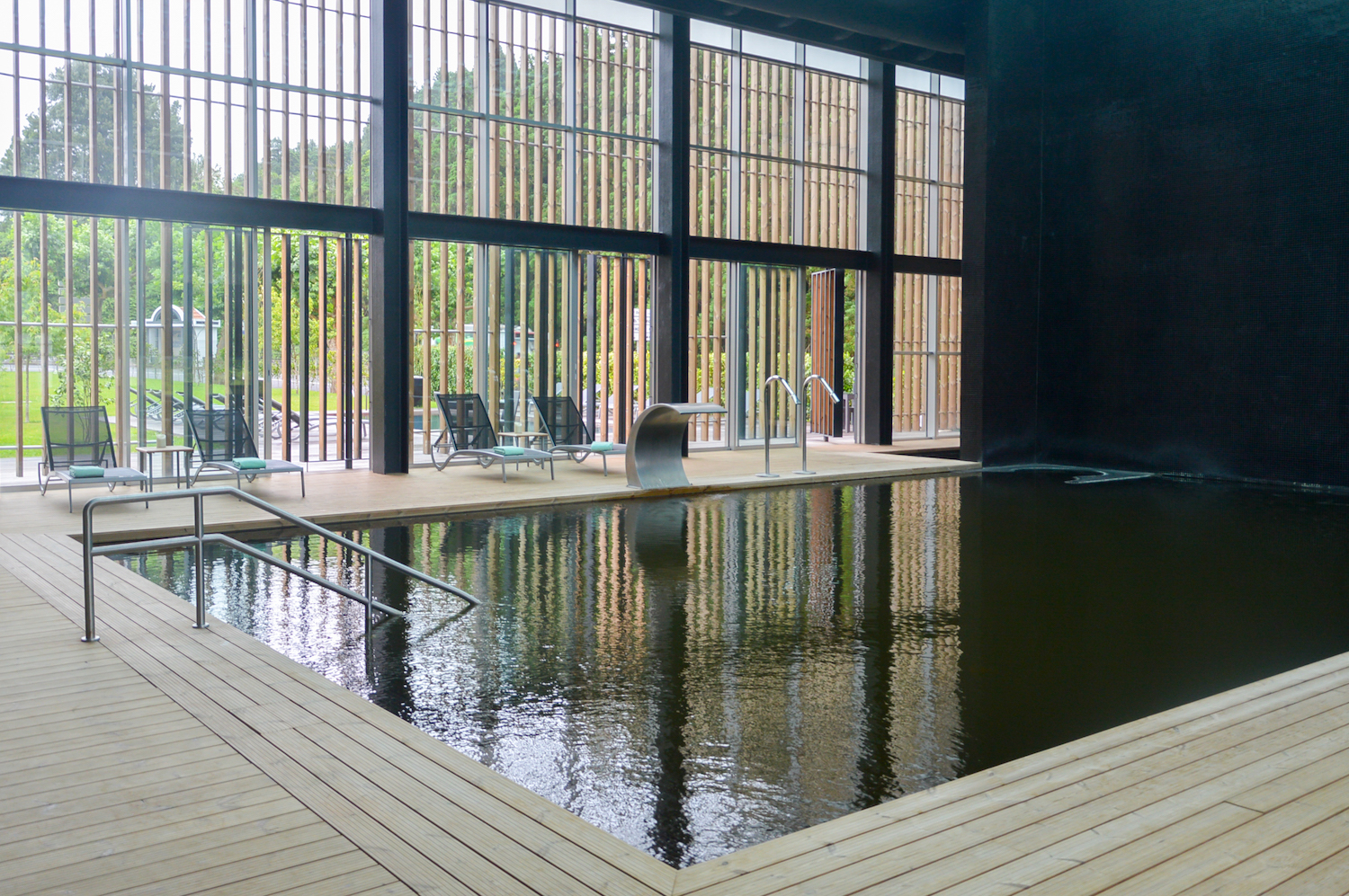 The indoor thermal pool at Octant Furnas