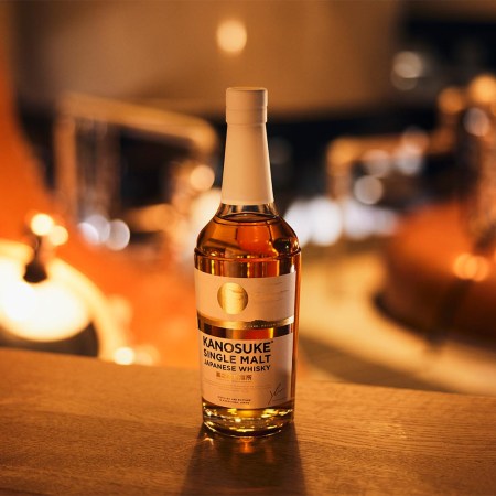 A bottle of Kanosuke Single Malt Japanese Whisky. Here's our review of three of Kanosuke's expressions.